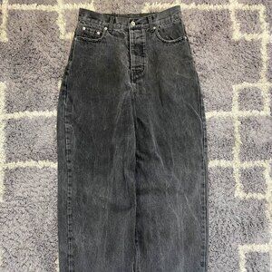 Baggy Black Distressed Jeans | Streetwear/Y2K | Quick Shipping